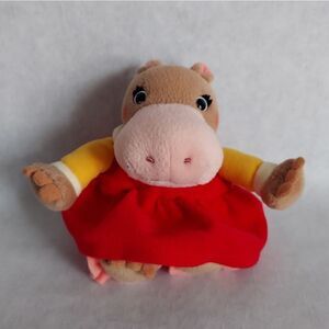 The Busy World of Richard Scarry HILDA HIPPO Plush Toy 1995 Gund Adorable